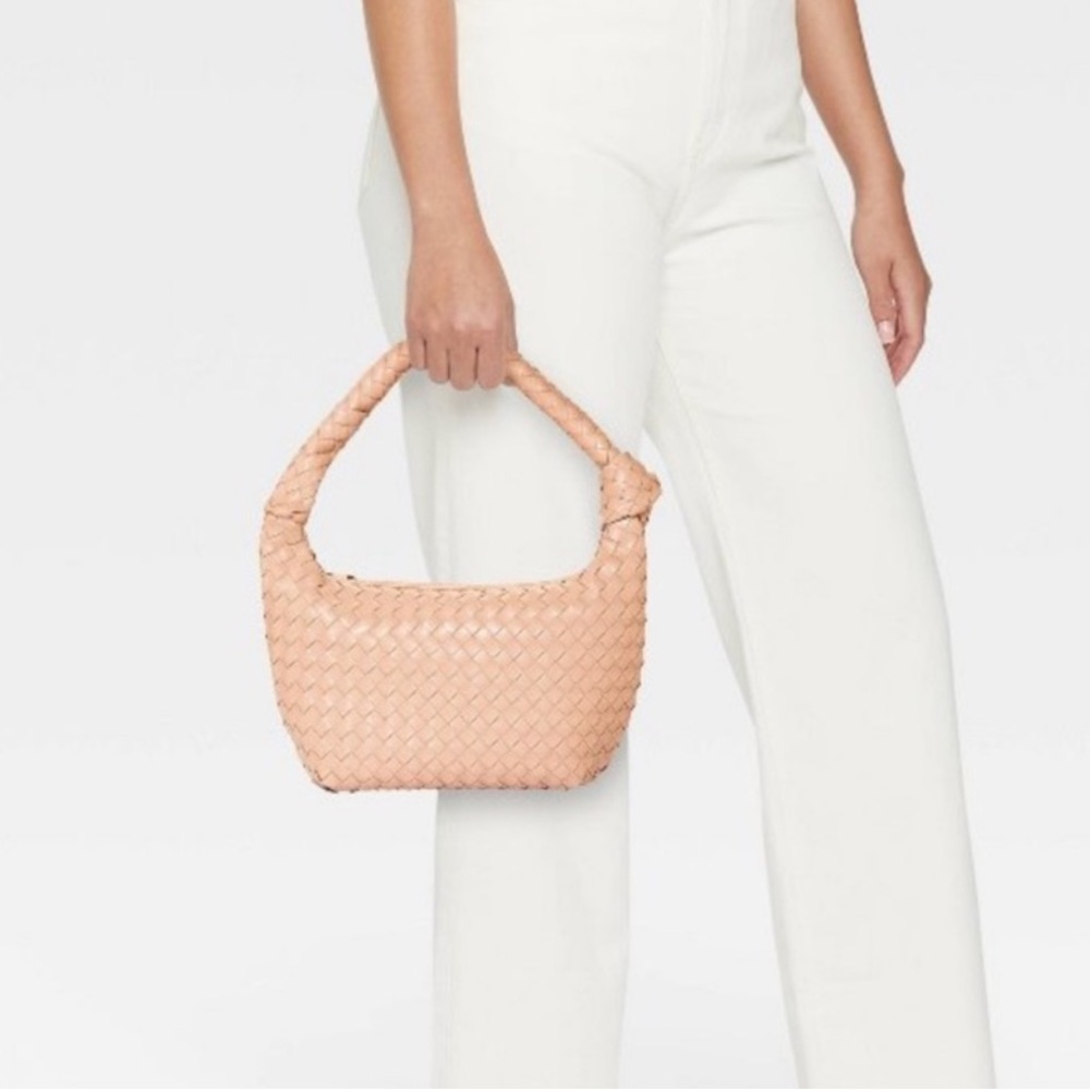 Women’s A New Day Tan Woven Shoulder Bag - Picture 5 of 9